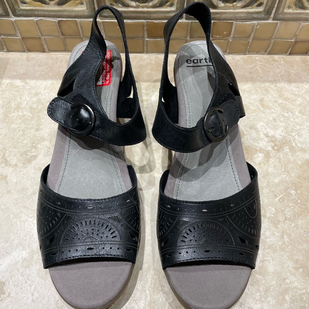 NIB Black Sandals - Size 11